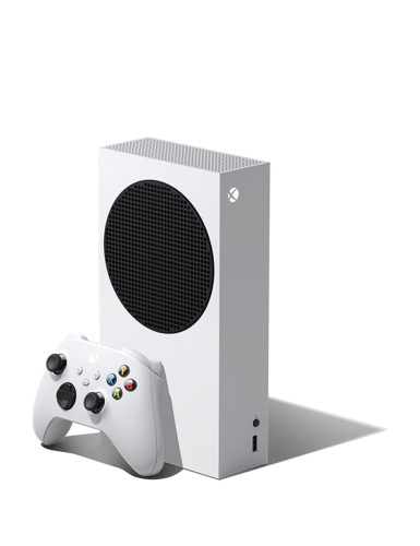 Xbox Series S weiss Frontansicht 2