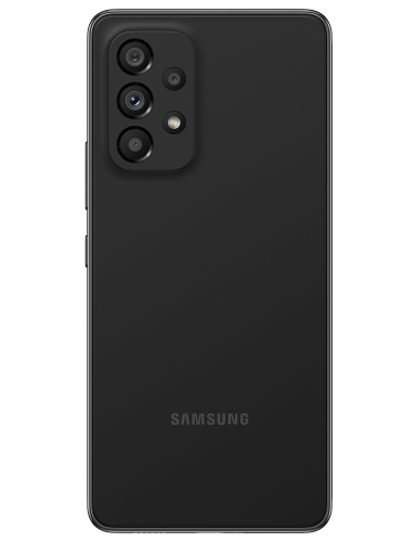 Galaxy A53 5G EE schwarz Frontansicht 2