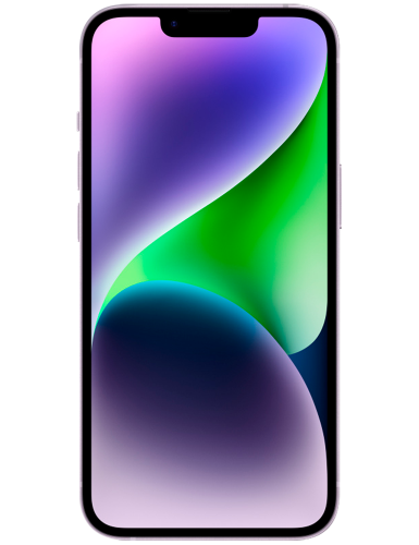 iPhone 14 Plus violett Frontansicht 1