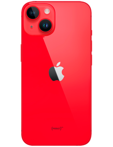 iPhone 14 Plus rot Seitenansicht