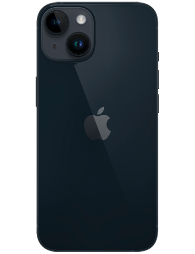 iPhone 14 schwarz Seitenansicht
