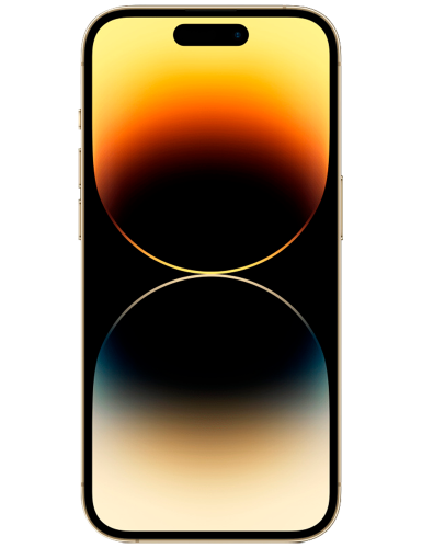 iPhone 14 Pro gold Frontansicht 1