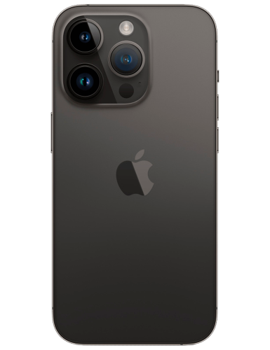 iPhone 14 Pro schwarz Seitenansicht