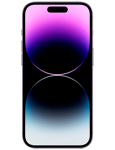 iPhone 14 Pro Max violet Frontansicht 1