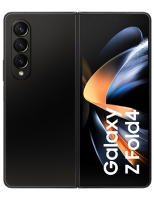 Galaxy Z Fold4 phantom black Frontansicht 2