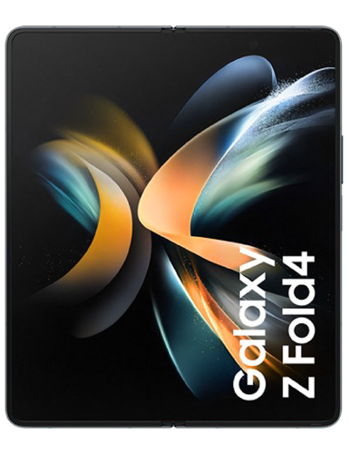 Galaxy Z Fold4 phantom black Seitenansicht