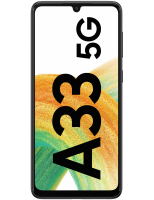 Galaxy A33 5G EE schwarz Frontansicht 1