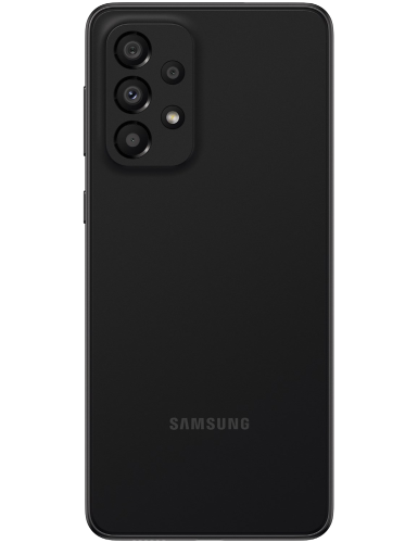 Galaxy A33 5G EE schwarz Seitenansicht