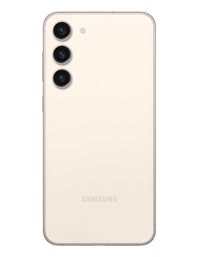 Galaxy S23 5G cream Rückansicht