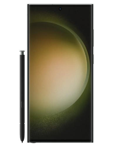 Galaxy S23 Ultra 5G grün Frontansicht 1