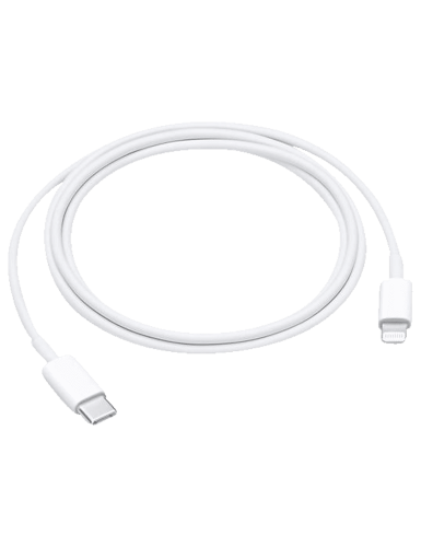 USB-C to Lightning 1m weiss Frontansicht 1