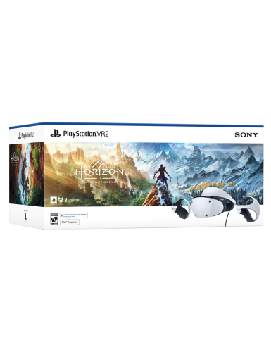 PlayStation VR2 + Horizon Call of Mountain VCH weiss Frontansicht 1
