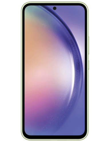 Galaxy A54 5G lime Frontansicht 1