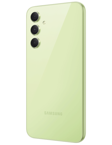 Galaxy A54 5G lime Seitenansicht