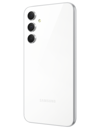 Galaxy A54 5G weiss Seitenansicht