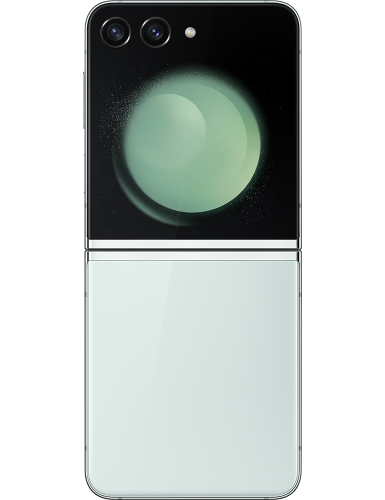 Galaxy Z Flip 5 grün Seitenansicht