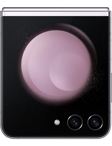 Galaxy Z Flip 5 lavender Rückansicht