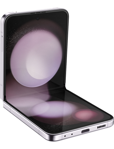 Galaxy Z Flip 5 lavender Frontansicht 1