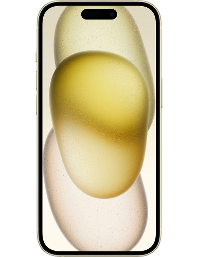 iPhone 15 gelb Frontansicht 2