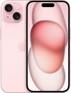iPhone 15 rosé Frontansicht 1