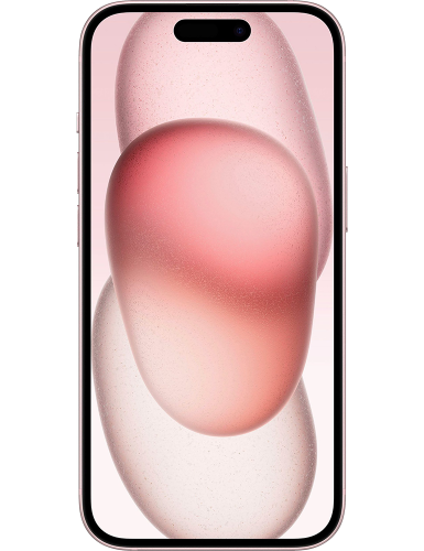 iPhone 15 rosé Frontansicht 2
