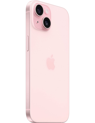 iPhone 15 rosé Seitenansicht