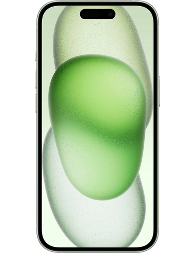 iPhone 15 grün Frontansicht 2
