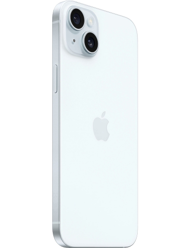 iPhone 15 Plus blau Seitenansicht
