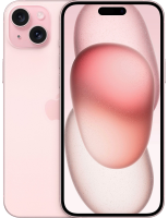 iPhone 15 Plus rosé Frontansicht 1