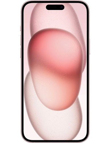 iPhone 15 Plus rosé Frontansicht 2
