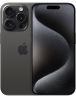iPhone 15 Pro schwarz Frontansicht 1