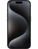 iPhone 15 Pro schwarz Frontansicht 2
