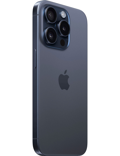 iPhone 15 Pro Max blau Seitenansicht