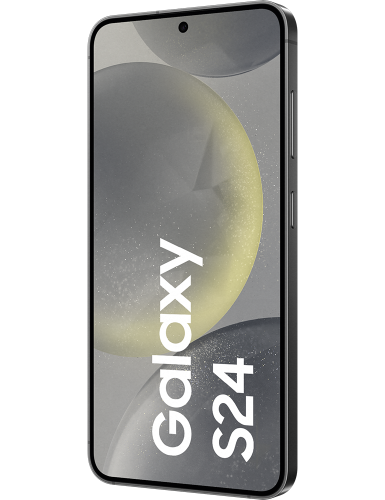 Galaxy S24 5G schwarz Seitenansicht