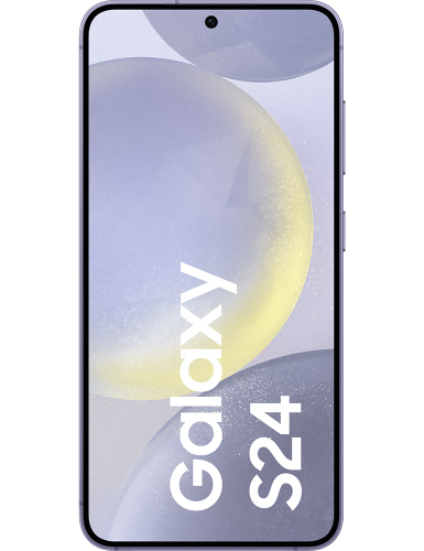 Galaxy S24 5G violet Frontansicht 1