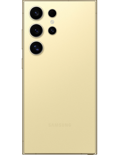 Galaxy S24 Ultra 5G gelb Rückansicht