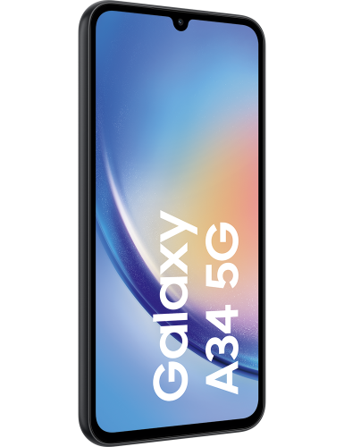 Galaxy A34 5G schwarz Frontansicht 2
