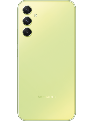 Galaxy A34 5G gelb Rückansicht