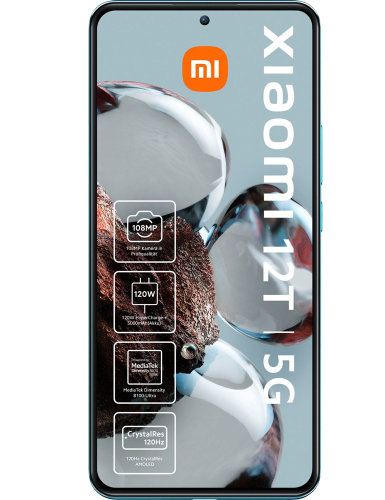 Xiaomi 12T 5G blau Frontansicht 1
