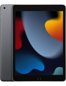 Apple iPad 10.2" 2021 grau Frontansicht 1