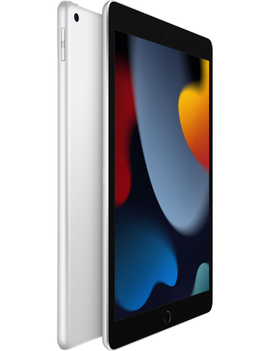 Apple iPad 10.2" 2021 silber Frontansicht 2