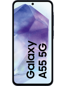 Galaxy A55 5G Awesome Navy Frontansicht 1
