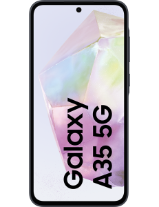 Galaxy A35 5G schwarz Frontansicht 1