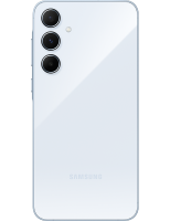 Galaxy A55 5G Awesome Iceblue Rückansicht