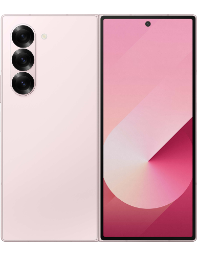 Galaxy Z Fold6 pink Rückansicht